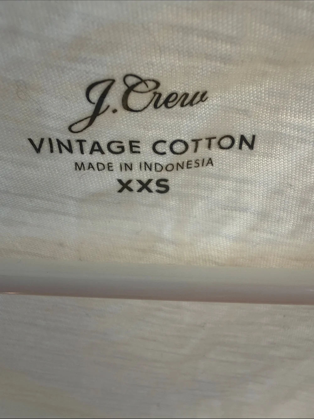J. Crew White Long-Sleeve Scoop Neck Tee